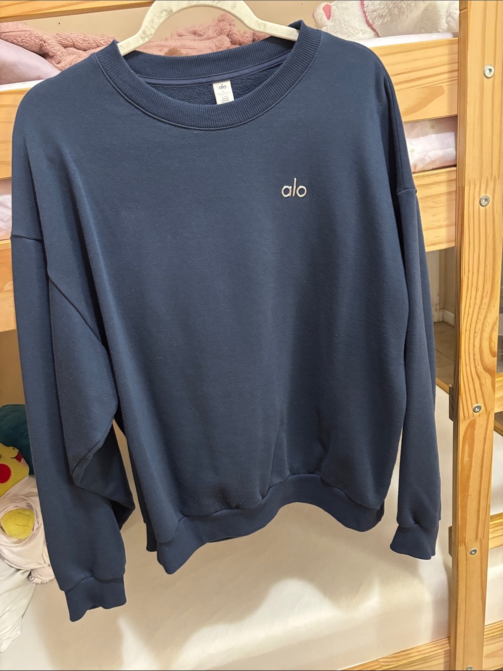 ALO Yoga Crewneck Sweatshirt - Navy Blue